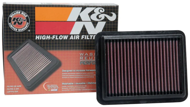 K&N 2018 Nissan Kicks L4-1.6L F/I Replacement Drop In Air Filter - Back View