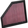 Load image into Gallery viewer, K&amp;N 2019 BMW 330I L4-2.0L Turbo F/I/DSL Replacement Drop In Air Filter - Side View