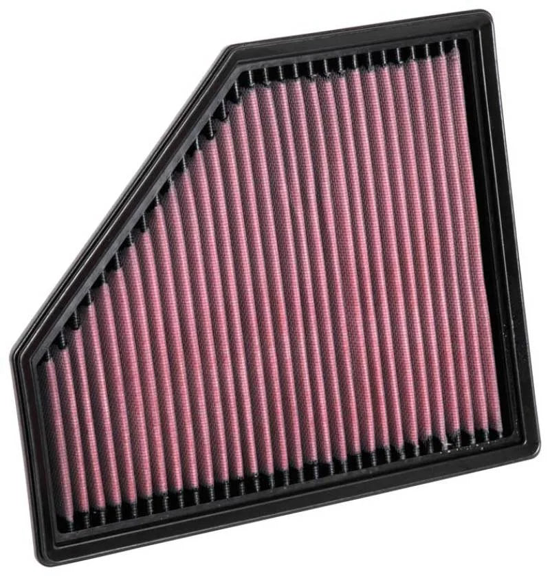 K&N 2019 BMW 330I L4-2.0L Turbo F/I/DSL Replacement Drop In Air Filter - Side View