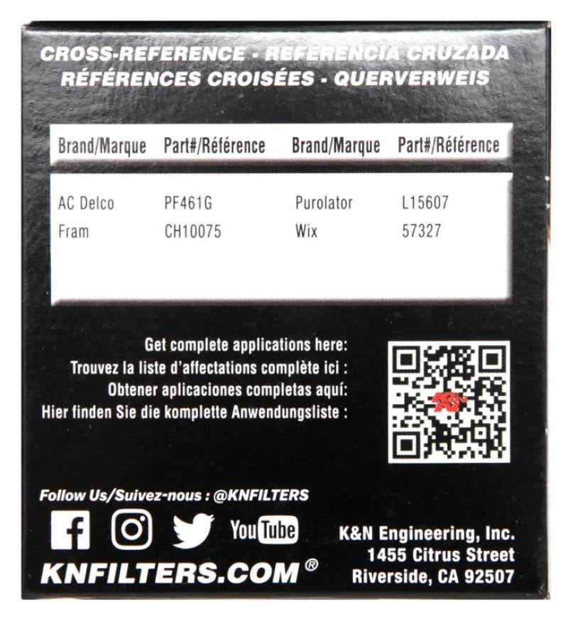 K&N 2019 BMW M2 3.0L/M4 3.0L Cartridge Oil Filter - Additional View 7