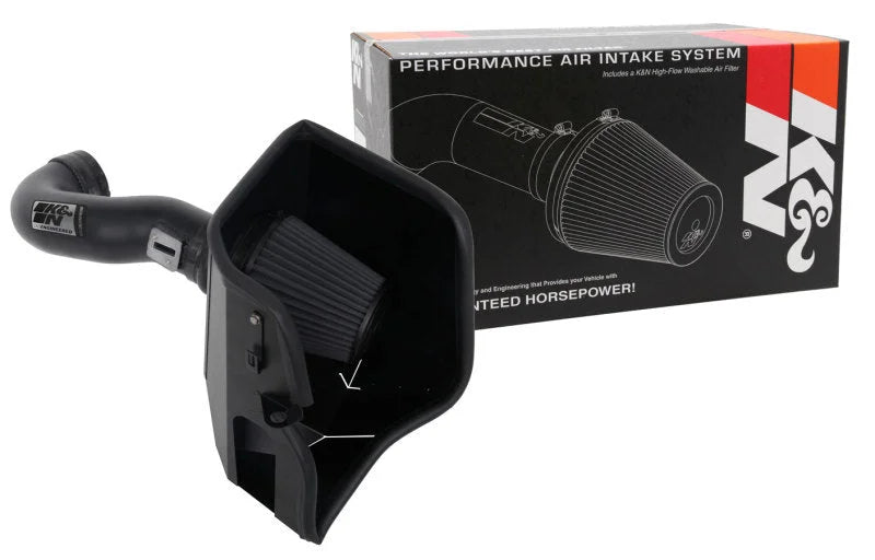K&N 2019 Chevrolet Silverado 1500 5.3L V8 Black Performance Intake Kit - Additional View 12