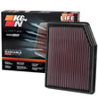 Load image into Gallery viewer, K&amp;N 2019 Chevrolet Silverado 1500 V8-5.3L F/I Drop In Air Filter - Installation View