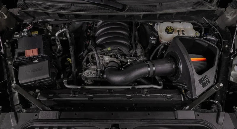 K&N 2019+ Chevrolet Silverado 1500 V8 5.3L/6.2L F/L NextGen DryFlow - Side View