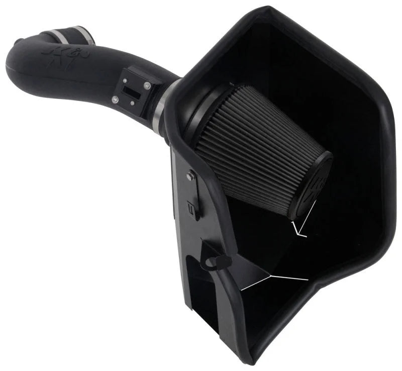 K&N 2019+ Chevrolet Silverado 1500 V8 6.2L Performance Air Intake System - Main Product View