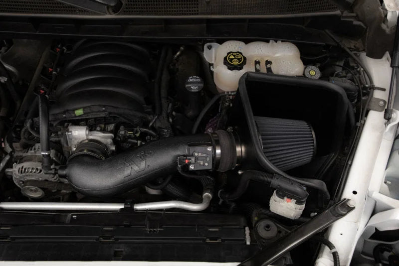 K&N 2019+ Chevrolet Silverado 1500 V8 6.2L Performance Air Intake System - Side View