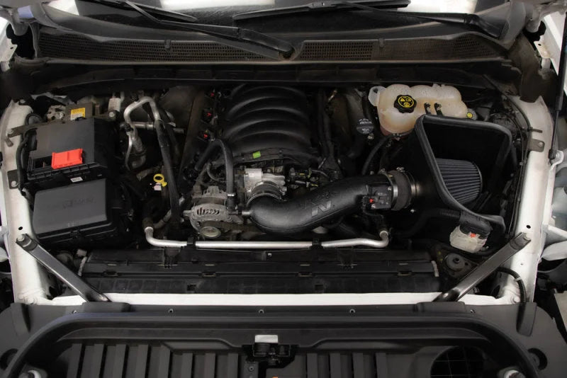 K&N 2019+ Chevrolet Silverado 1500 V8 6.2L Performance Air Intake System - Installation View