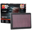 Load image into Gallery viewer, K&amp;N 2019 Honda Insight L4-1.5L F/I Replacement Drop In Air Filter - Back View