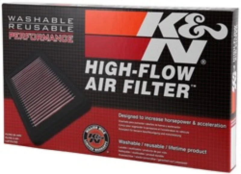 K&N 2019 Infiniti QX50 2.0L Replacement Drop In Air Filter - Back View