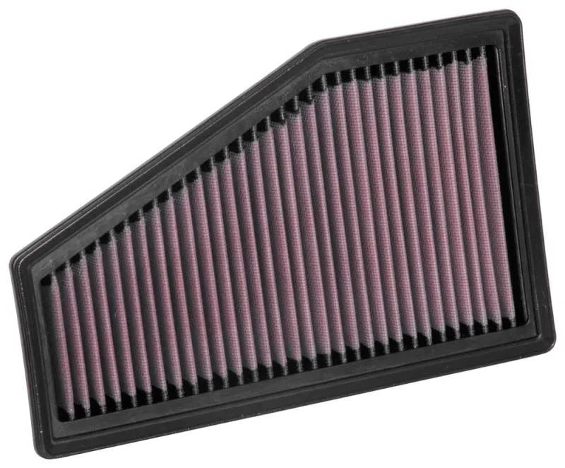 K&N 2019 Jeep Cherokee L4-2.4L V6-3.2L F/I Replacement Drop In Air Filter - Side View