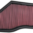Load image into Gallery viewer, K&amp;N 2019 Mercedes Benz A220 L4-2.0L DSL Turbo Replacement Drop In Air Filter - Side View