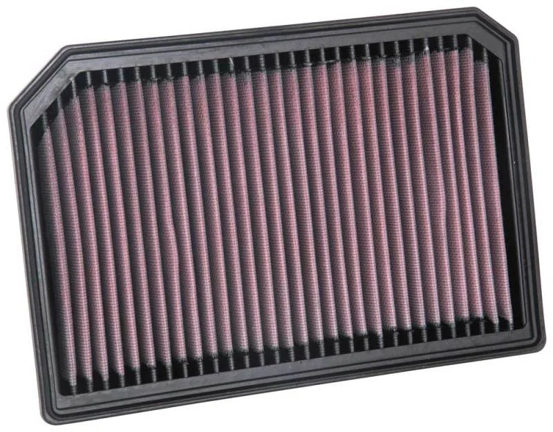 K&N 2019 Mercedes Benz A250 L4 2.0L F/I Replacement Air Filter - Side View