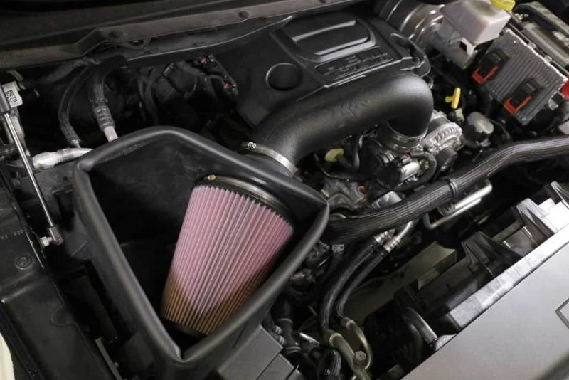 K&N 2019 Ram 1500 V8 5.7L F/I AirCharger Performance Intake - Back View
