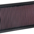Load image into Gallery viewer, K&amp;N 2019 Volkswagen Jetta 1.4L F/I Replacement Panel Air Filter - Side View