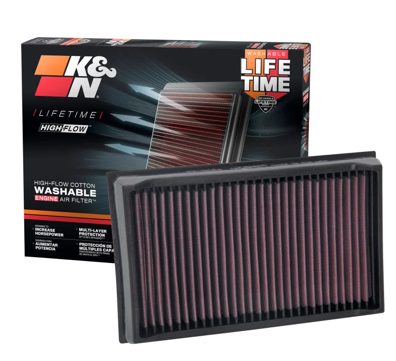 K&N 2019 Volkswagen Jetta 1.4L F/I Replacement Panel Air Filter - Additional View 8