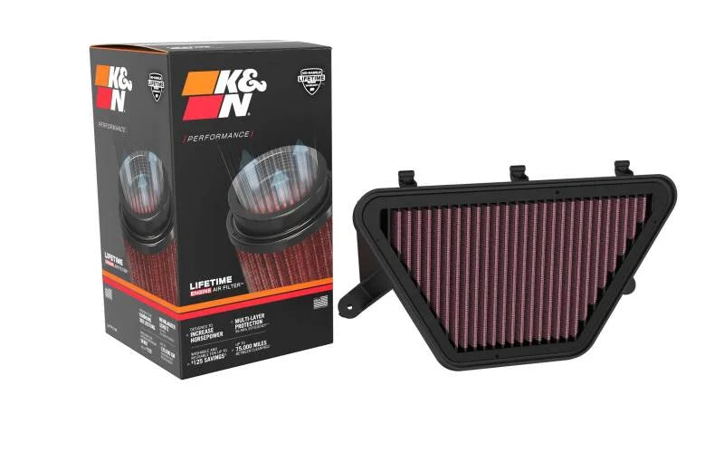 K&N 2020 Honda CBR1000R Replacement Air Filter - Installation View