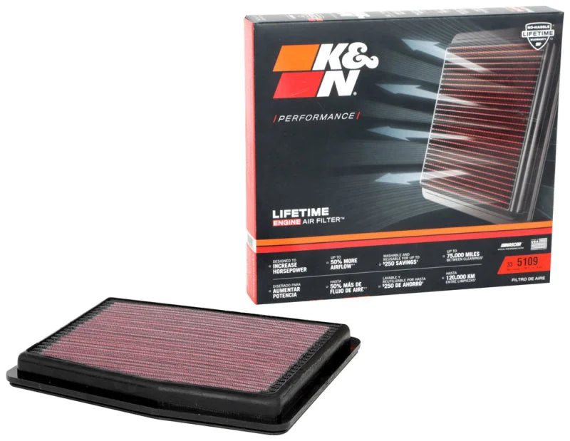 K&N 2020 Hyundai Sonata L4-2.0L F/I Replacement Drop In Air Filter - Installation View