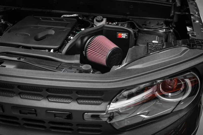 K&N 2021+ Ford Bronco Sport 1.5L L3 Performance Air Intake System - Back View