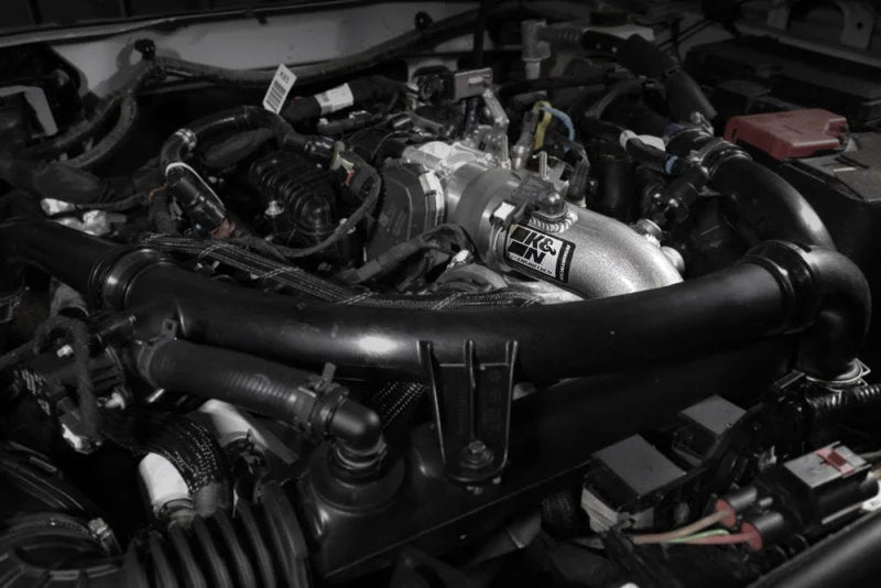 K&N 2021+ Ford Bronco V6-2.7L Charge Pipe - Side View