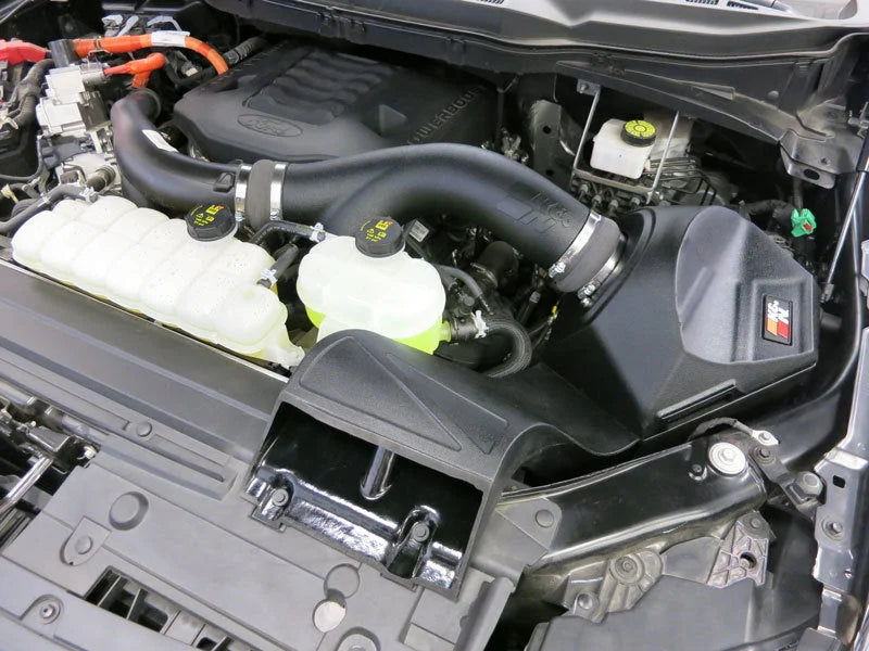 K&N 2021+ Ford F150 V6-3.5L/2.7L F/I AirCharger Performance Intake - Back View