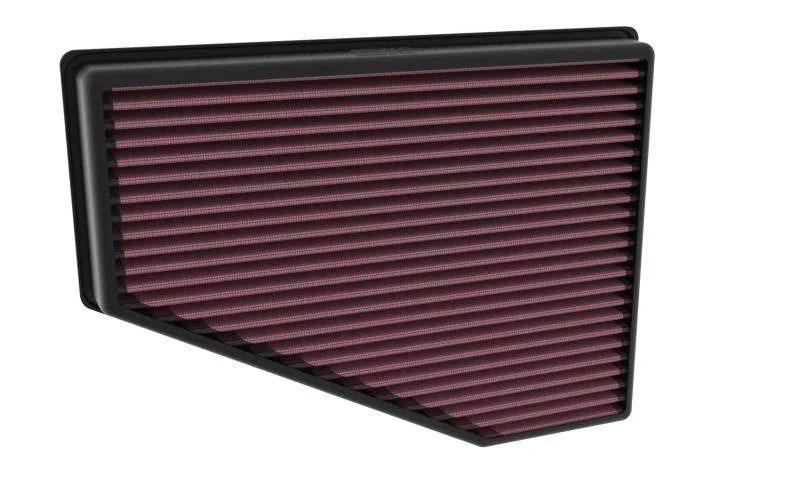K&N 2021+ Jeep Grand Cherokee V6 3.6L Replacement Air Filter - Side View