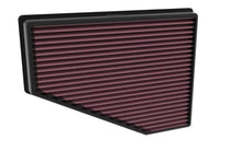 Load image into Gallery viewer, K&amp;N 2021+ Jeep Grand Cherokee V6 3.6L Replacement Air Filter - Side View