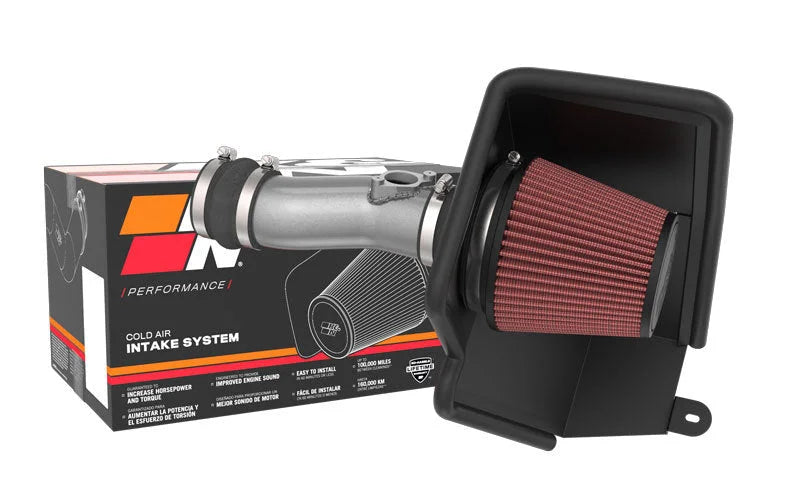 K&N 2022 Honda Civic 1.5L Turbo L4 Silver Typhoon Intake - Additional View 6