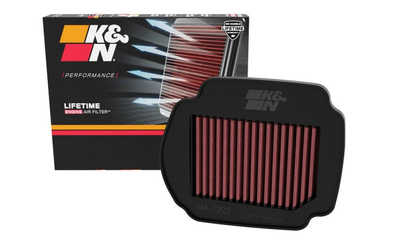 K&N 2022 Honda Grom 125 Replacement Air Filter - Installation View