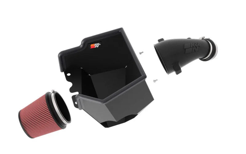 K&N 2022 Jeep Grand Wagoneer V8-6.4L Performance Air Intake System - Installation View