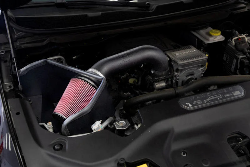 K&N 2022 Jeep Wagoneer V8 5.7L AirCharger Performance Intake - Side View