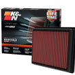 Load image into Gallery viewer, K&amp;N 2022 Nissan Pathfinder V6-3.5L Replacement Air Filter - Back View