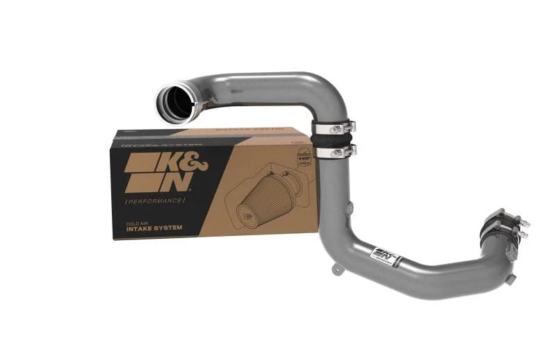 K&N 2023 Ford Bronco Raptor 3.0L V6 Aluminum Charge Pipe Kit - Gunmetal Gray - Additional View 6