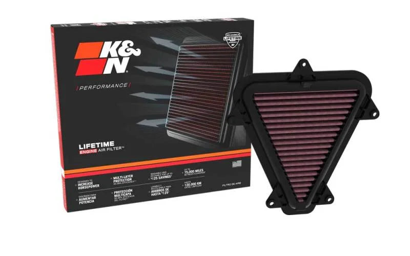 K&N 2023 Honda CB750 Hornet / XL750 Transalp Replacement Air Filter - Back View