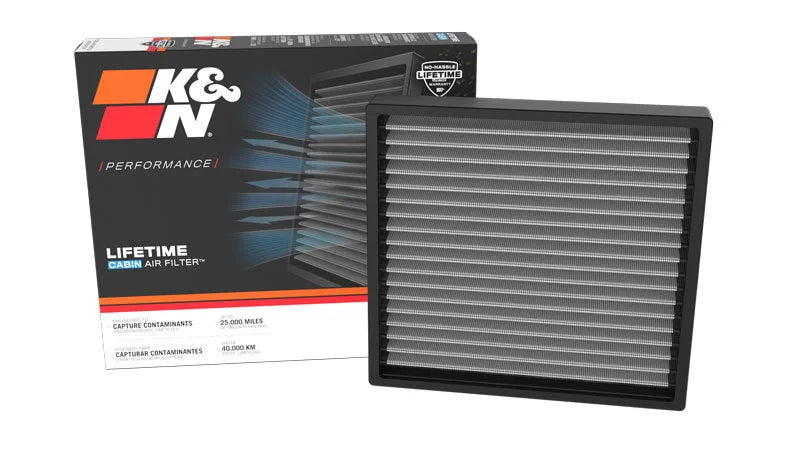K&N 2023 Hyundai Santa Fe 1.6L  / 2.5L L4 Cabin Air Filter - Back View