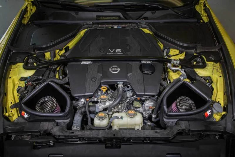 K&N 2023+ Nissan Z 3.0L V6 69 Series Typhoon Cold Air Intakes - Back View