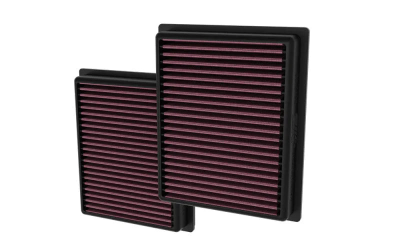 K&N 2023 Nissan Z 3.0L V6 Replacement Air Filter (Includes 2 Filters) - Side View