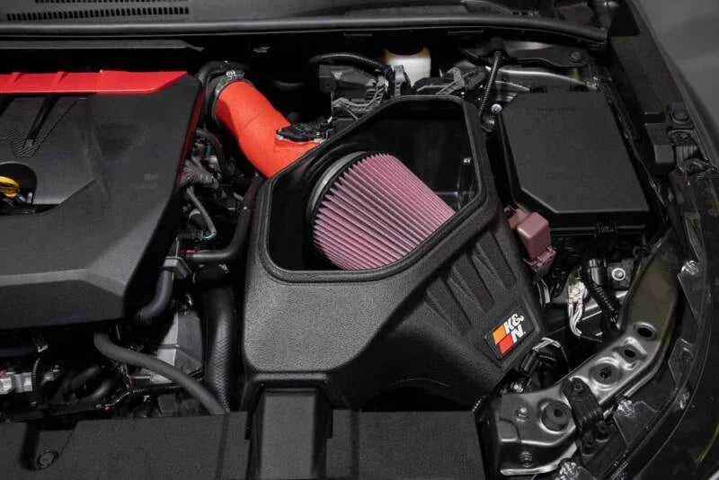 K&N 2023+ Toyota GR Corolla L3 1.6L Typhoon Performance Air Intake System - Side View