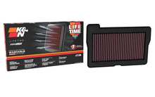 Load image into Gallery viewer, K&amp;N 2023 Yamaha MT-09 Replacement Air Filter - Installation View
