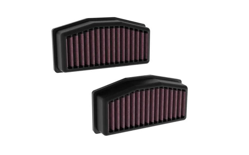 K&N 2024 BMW R1300GS Replacement Air Filter (Set of 2) - Side View