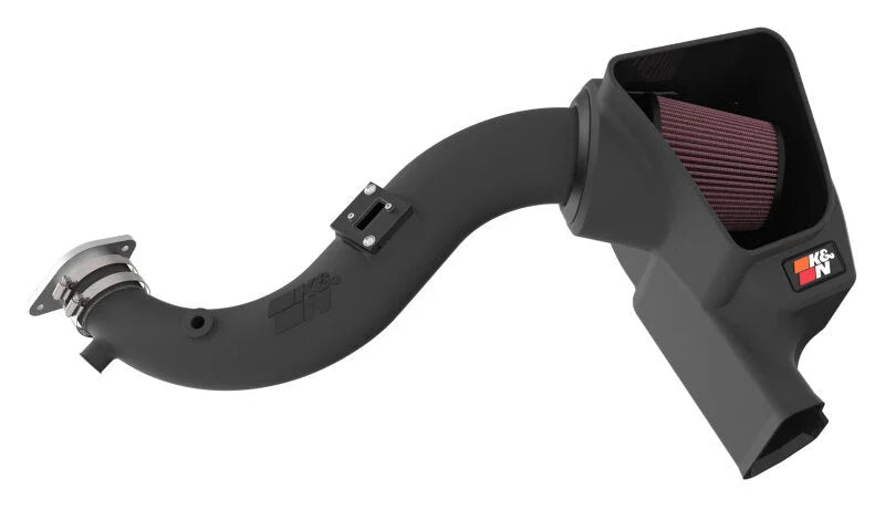 K&N 2024 Ford Mustang Ecoboost L4-2.3L F/L Turbo AirCharger - Cold Air Intake System - Main Product View