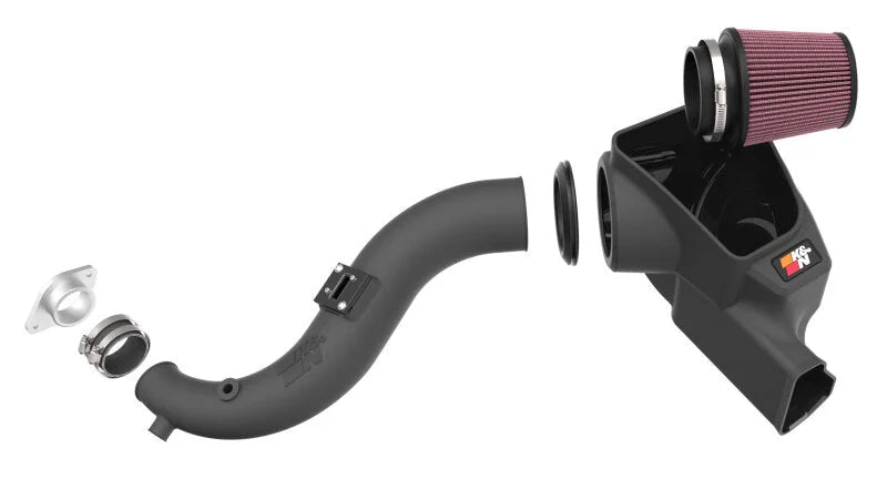K&N 2024 Ford Mustang Ecoboost L4-2.3L F/L Turbo AirCharger - Cold Air Intake System - Additional View 7