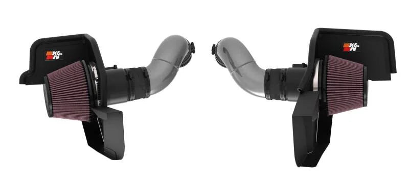 K&N 2024+ Ford Mustang V8 5.0L Typhoon Performance Air Intake System - Main Product View