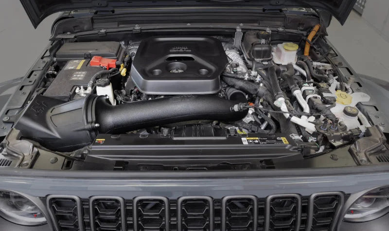 K&N 2024 Jeep Wrangler 4xE 63 Series Air Intake - Side View