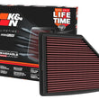 Load image into Gallery viewer, K&amp;N 21-22 Acura TLX V6 3.0L Replacement Air Filter - Back View