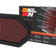 Load image into Gallery viewer, K&amp;N 21-22 Genesis G80 3.5L V6 Replacement Air Filter - Back View