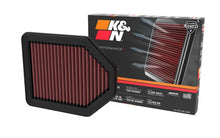 Load image into Gallery viewer, K&amp;N 21-22 Genesis G80 3.5L V6 Replacement Air Filter - Back View