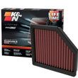 Load image into Gallery viewer, K&amp;N 21-22 Nissan Qashqai III 1.3L L4 F/I Replacement Air Filter - Installation View