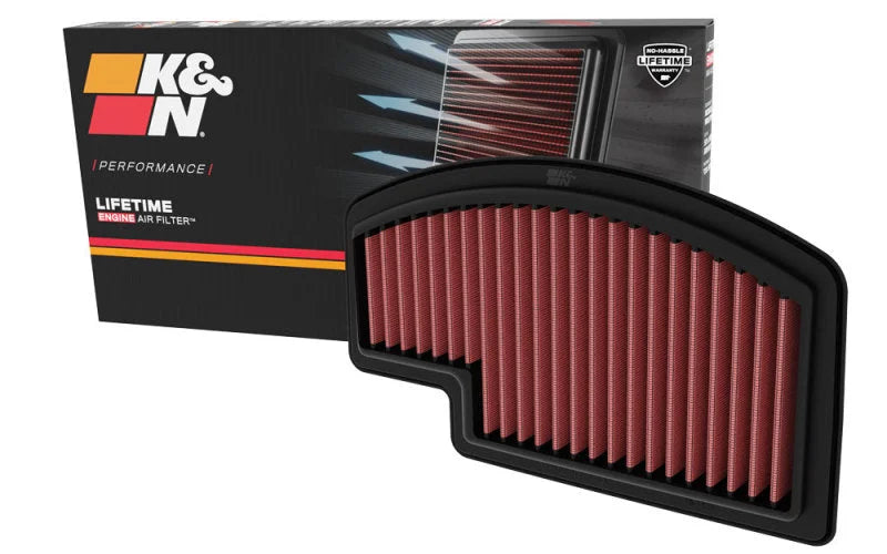 K&N 21-22 Triumph Speed Triple RS 1160CC Replacement Air Filter - Installation View