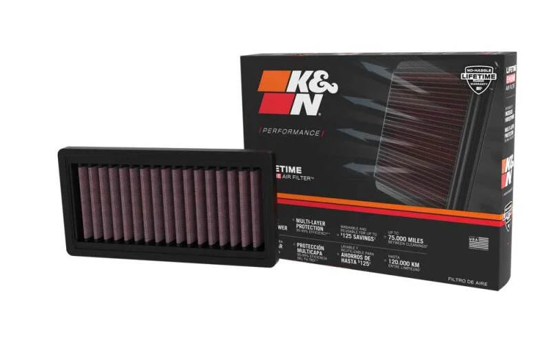 K&N 21-23 Ducati Monster Plus 937 Replacement Air Filter - Back View