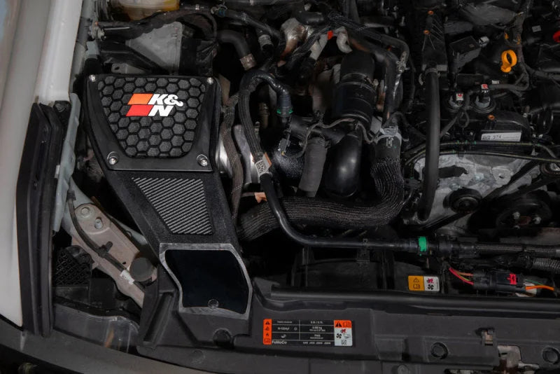 K&N 21-23 Ford Bronco 2.3L L4 Performance Air Intake System - Side View