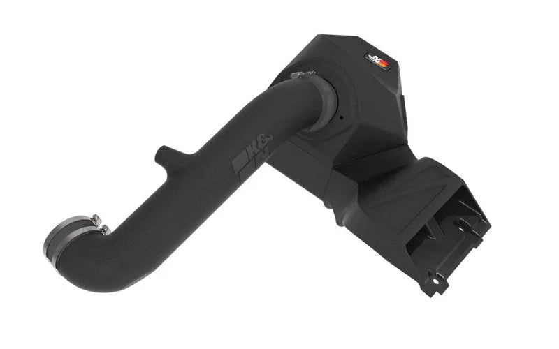 K&N 21-23 Ford F-150 5.0L V8 Performance Air Intake System - Back View